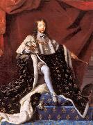 Henri Testelin Louis XIV en oil